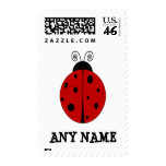 LADYBUG design customized with ANY NAME Postage
