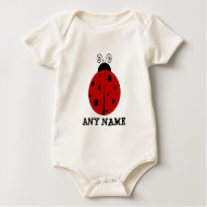 LADYBUG design customized with ANY NAME shirt