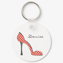 Ladybug Dot Shoe keychains by candystore Ladybug Dot Shoe keychains