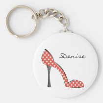 Ladybug Dot Shoe keychains