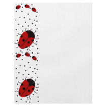 Ladybug Dot Stationary Full Color Flyer