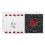 Ladybug Dot Stationary Photo Card