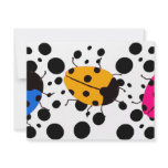 Ladybug Dots invitations