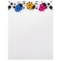 Ladybug Dots letterhead by BugsbyMaria Ladybug Dots letterhead