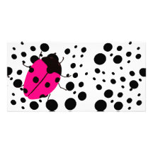 Ladybug Dots Picture Card
