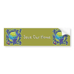 Ladybug Earth Bumper Sticker