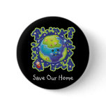 Ladybug Earth Button