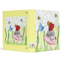 Ladybug Fairy Cat Binder