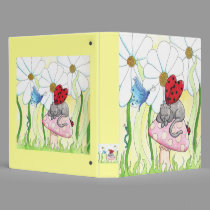 Ladybug Fairy Cat Binder