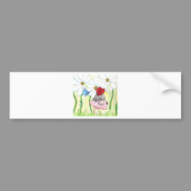 Ladybug Fairy Cat bumper stickers