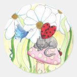 Ladybug Fairy Cat Stickers