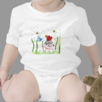 Ladybug Fairy Cat t-shirts