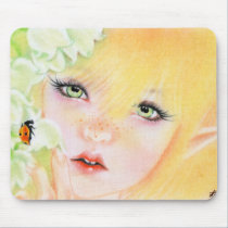 Ladybug fairy Mousepad mousepads