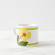 Ladybug Flower mugs