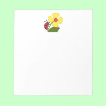 Ladybug Flower notepads