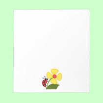Ladybug Flower notepads
