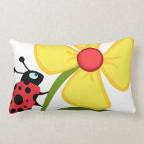 Ladybug Flower pillows