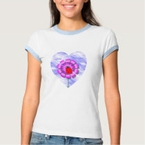 Ladybug & Flower T-shirt by Angelas_Designs Ladybug & Flower T-shirt