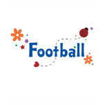 Ladybug Garden Football T Shirt