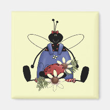 Ladybug Garden Tshirts and Gifts Fridge Magnets