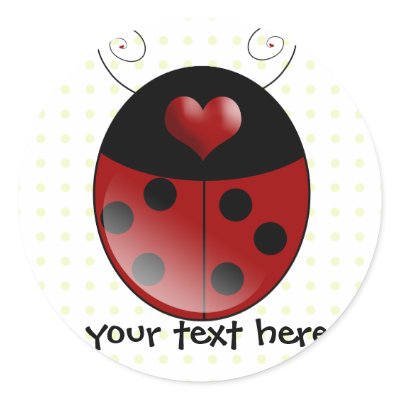 Ladybug Gifts Round Stickers Zazzle_sticker Ladybug Gifts Round Stickers Zazzle_sticker