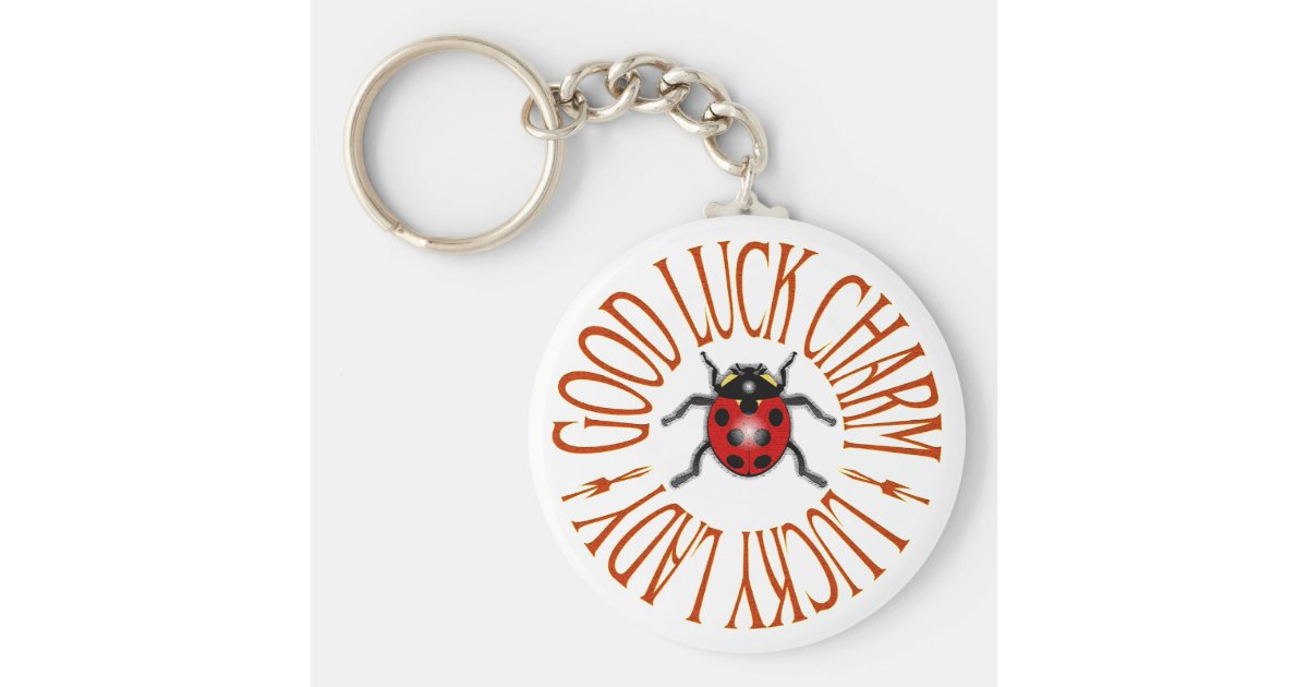 ladybug-good-luck-charm-keychain-zazzle