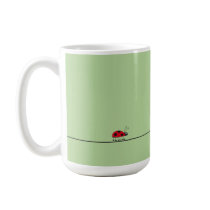 ladybug green mug mugs