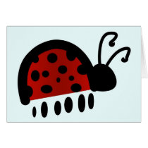 Ladybug Greeting Card