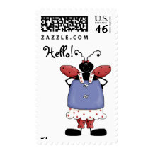 Ladybug Hello! Stamps