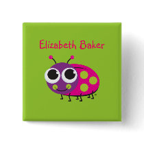 Ladybug Identification Button