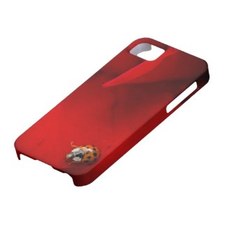 Ladybug in Red Rose iPhone 5 Covers