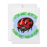 ladybug personalized invitations