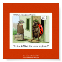 Ladybug Issues Cartoon On Quality Funny Poster posters