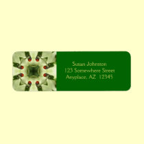 Ladybug Kaleidoscope Insect Address Label labels