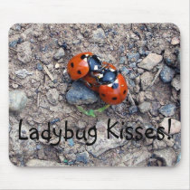 Ladybug Kisses Mousepad