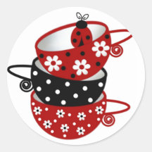Ladybug Kitchen Sticker - SRF