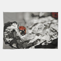 Ladybug kitchen tea towel kitchen towels