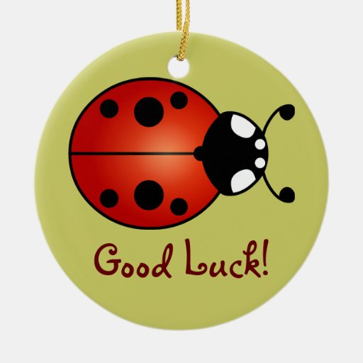 Ladybug Ladybird Beetle Good Luck Ornament Zazzle