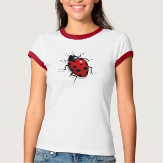 Ladybug, Ladybird: Original Realistic Artwork zazzle_shirt