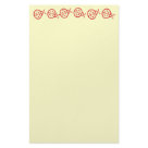 5.5x8.5 - Cute, red ladybugs, featured on this pretty stationery.