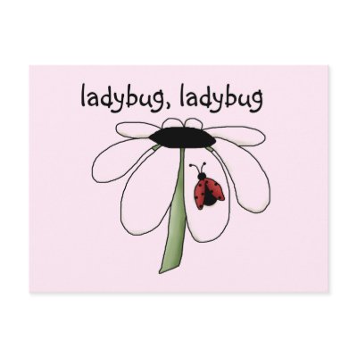 Ladybug Ladybug Tshirts and Gifts postcards