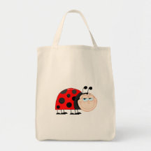 Ladybug Ladybugs Bug Bugs Funny Insect Cute Smile Bag