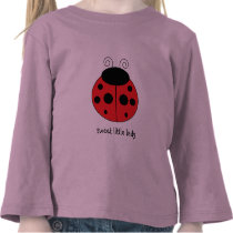 Ladybug Long Sleeved Girls Shirt t-shirts