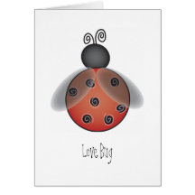 Ladybug, Love Bug Greeting Card
