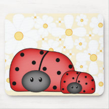 Ladybug Love Mousepad