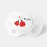 Ladybug Love Personalized Baby Pacifier