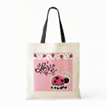 Ladybug Love Tote - SRF Canvas Bag