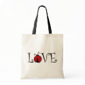 Ladybug Love totebag by tshirtfun Ladybug Love totebag