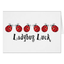 Ladybug Luck Greeting Cards