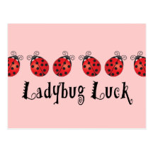 Ladybug Luck Post Cards